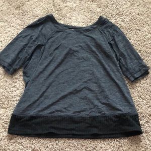Lulu lemon shirt with cutouts